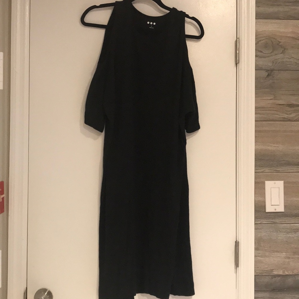 Three dots cold shoulder sweater dress size m